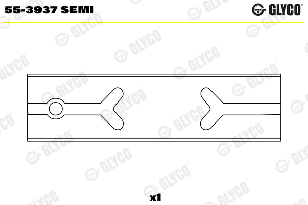 Small End Bushes, connecting rod (Half)  Art. 553937SEMI