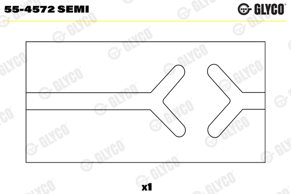 Small End Bushes, connecting rod (Half)  Art. 554572SEMI