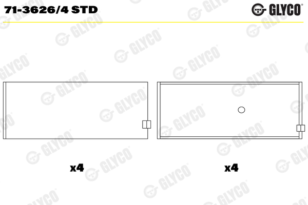 Connecting Rod Bearing  Art. 7136264STD