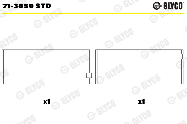 Connecting Rod Bearing  Art. 713850STD