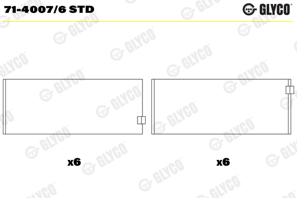 Connecting Rod Bearing  Art. 7140076STD