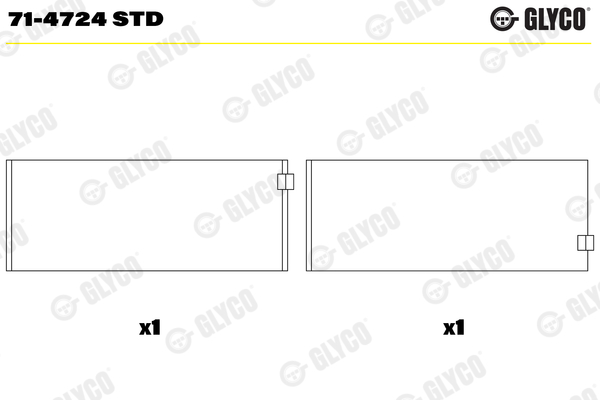 Connecting Rod Bearing  Art. 714724STD