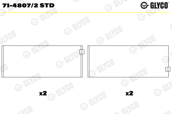 Connecting Rod Bearing  Art. 7148072STD