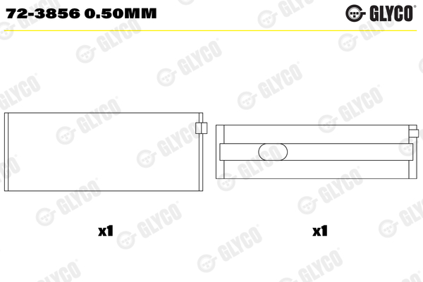 Crankshaft Bearing (17.3)  Art. 723856050MM