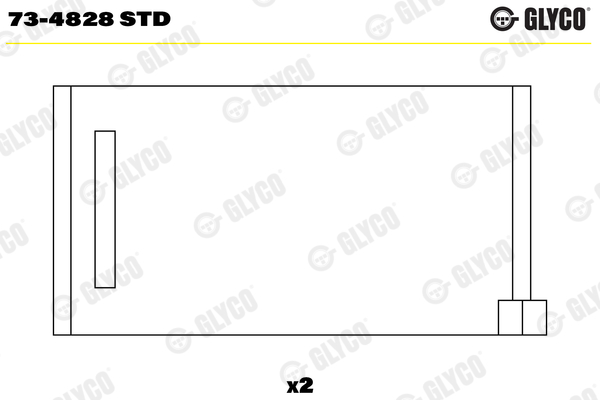 Camshaft Bearing (73-4828)  Art. 734828STD