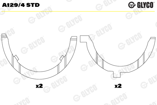 Thrust Washer, crankshaft (04-3586)  Art. A1294STD