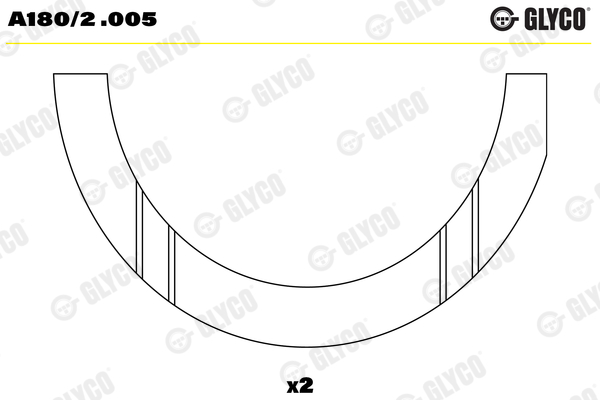 Thrust Washer, crankshaft (0.005)  Art. A1802005