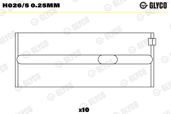 Crankshaft Bearing (0.250)  Art. H0265025MM