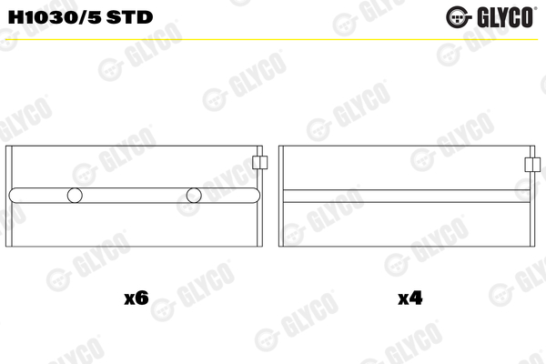 Crankshaft Bearing (60011CP)  Art. H10305STD