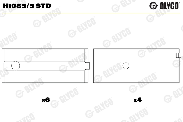 Crankshaft Bearing (4131RA)  Art. H10855STD