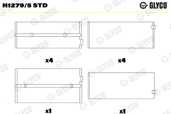 Crankshaft Bearing (GS604LC)  Art. H12795STD