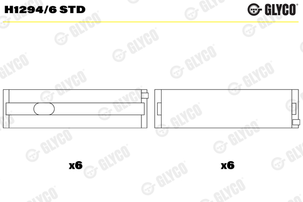 Crankshaft Bearing (02-4781)  Art. H12946STD