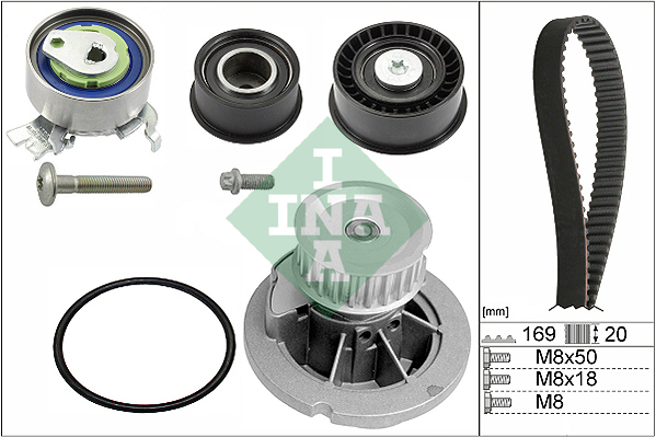 Water Pump & Timing Belt Kit  Art. 530007832