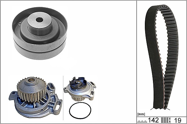 Water Pump & Timing Belt Kit  Art. 530015630