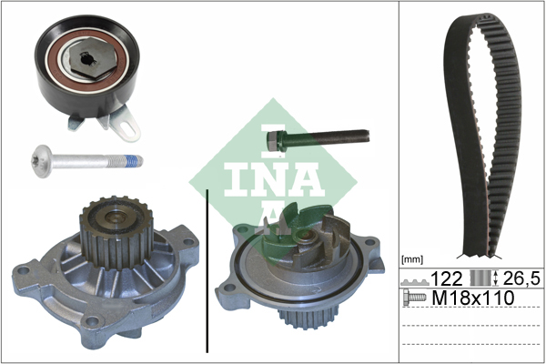 Water Pump & Timing Belt Kit  Art. 530017531