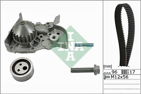 Water Pump & Timing Belt Kit  Art. 530019130