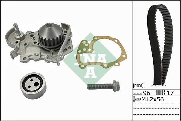 Water Pump & Timing Belt Kit  Art. 530019131