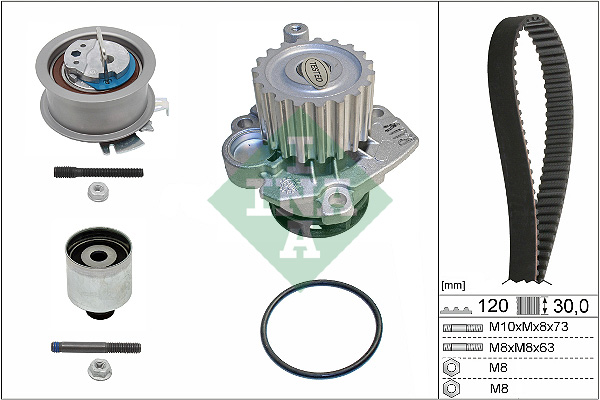 Water Pump & Timing Belt Kit  Art. 530020133