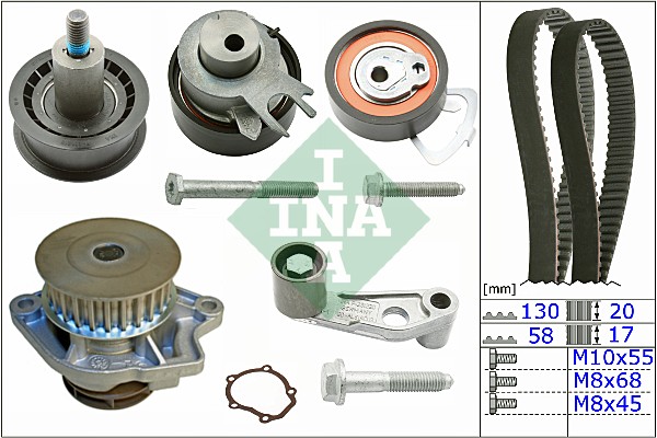 Water Pump & Timing Belt Kit  Art. 530036030