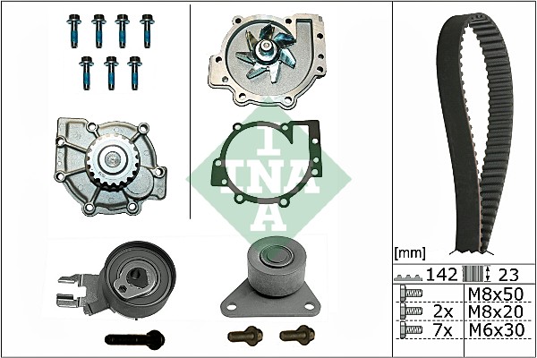 Water Pump & Timing Belt Kit  Art. 530046730