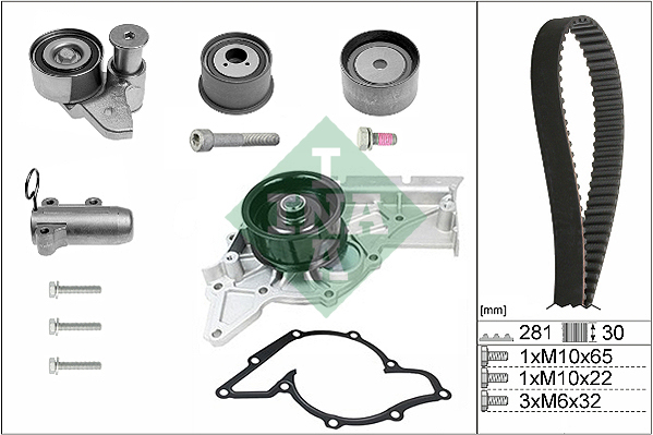 Water Pump & Timing Belt Kit  Art. 530048030