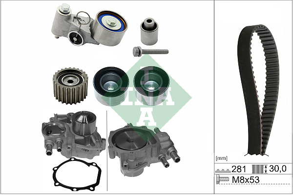 Water Pump & Timing Belt Kit  Art. 530056330