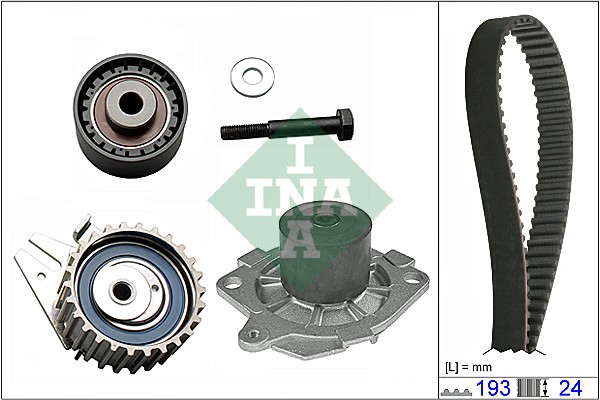 Water Pump & Timing Belt Kit  Art. 530062330