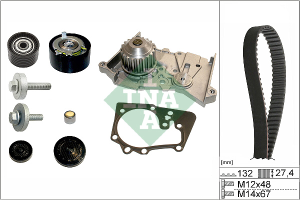 Water Pump & Timing Belt Kit  Art. 530063930