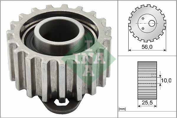 Tensioner Pulley, timing belt (Pulley side)  Art. 531020410