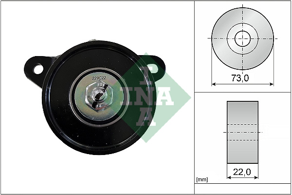 Tensioner Pulley, V-ribbed belt  Art. 531054010