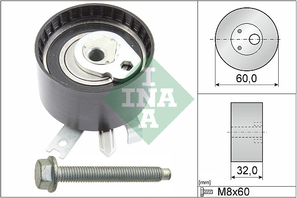 Tensioner Pulley, timing belt (front axle both sides)  Art. 531054710