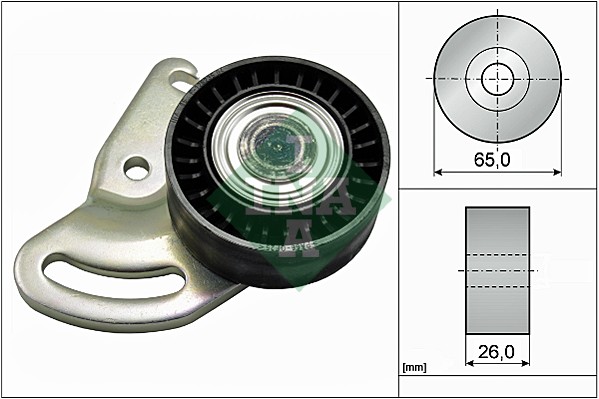 Tensioner Pulley, V-ribbed belt  Art. 531059130