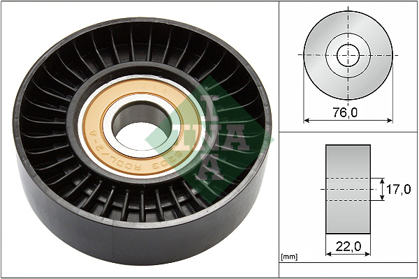 Tensioner Pulley, V-ribbed belt  Art. 531067730