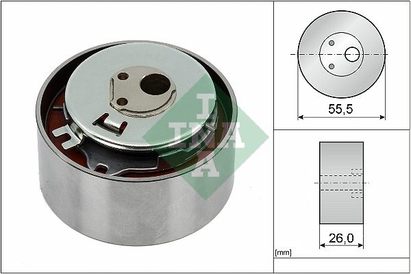 Tensioner Pulley, timing belt (Pulley side)  Art. 531077810