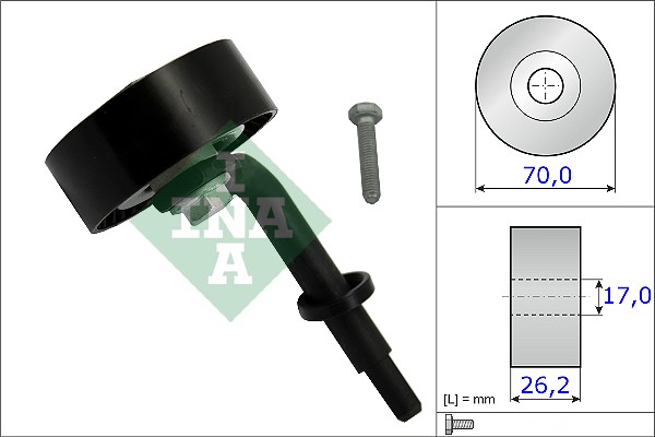 Tensioner Pulley, V-ribbed belt  Art. 531078310