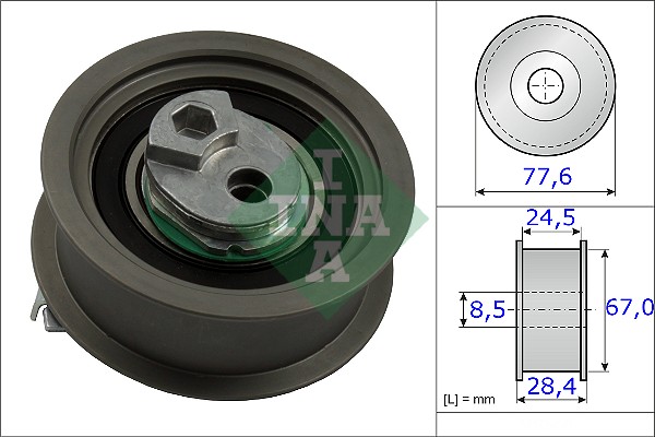 Tensioner Pulley, timing belt (Front axle)  Art. 531085110