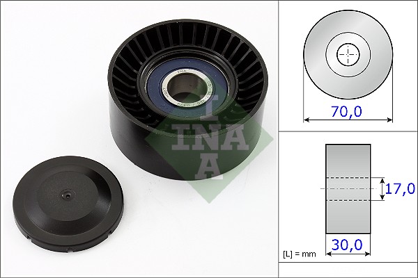 Tensioner Pulley, V-ribbed belt  Art. 531087310