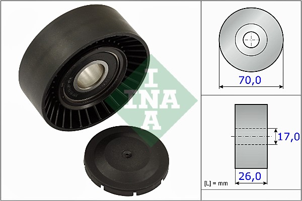 Tensioner Pulley, V-ribbed belt  Art. 531089110