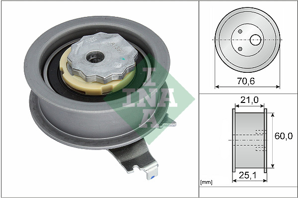 Tensioner Pulley, timing belt (70.6)  Art. 531094010