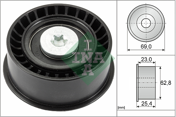 Deflection/Guide Pulley, timing belt (Pulley side)  Art. 532003310