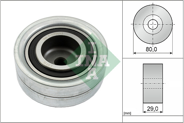 Deflection/Guide Pulley, timing belt (Pulley side)  Art. 532011110