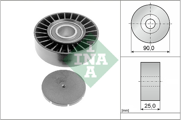 Deflection/Guide Pulley, V-ribbed belt  Art. 532016910