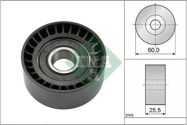 Deflection/Guide Pulley, V-ribbed belt  Art. 532024310