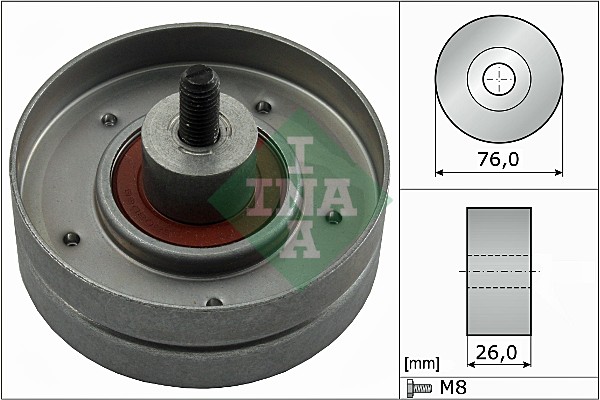 Deflection/Guide Pulley, V-ribbed belt  Art. 532025230