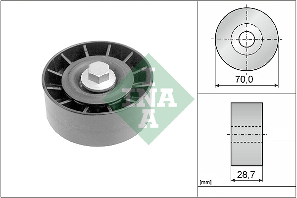 Deflection/Guide Pulley, V-ribbed belt  Art. 532025410