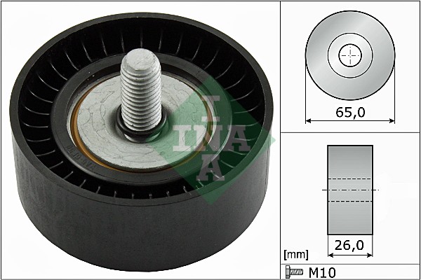 Deflection/Guide Pulley, V-ribbed belt  Art. 532047910