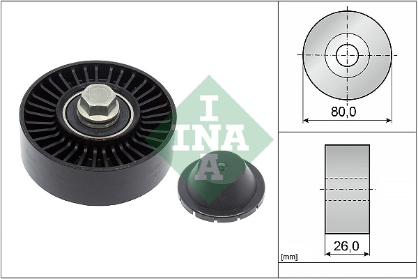 Deflection/Guide Pulley, V-ribbed belt  Art. 532051210