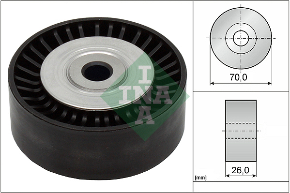 Deflection/Guide Pulley, V-ribbed belt  Art. 532053310