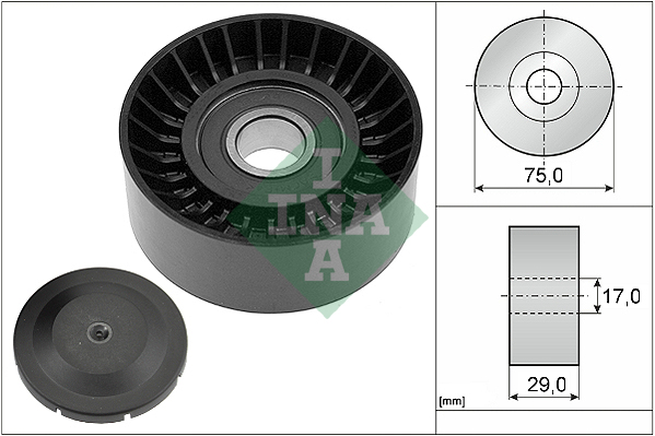 Deflection/Guide Pulley, V-ribbed belt  Art. 532053610