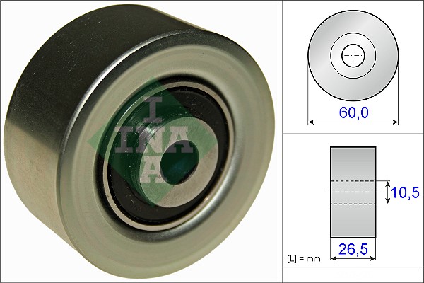 Deflection/Guide Pulley, V-ribbed belt (60)  Art. 532056110